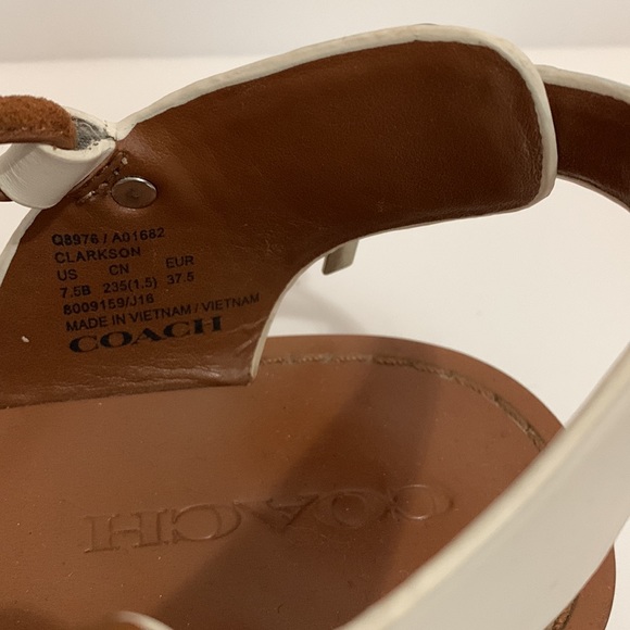 Coach Leather Sandals - Picture 5 of 6